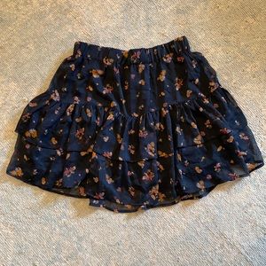Free people tiered mini skirt S